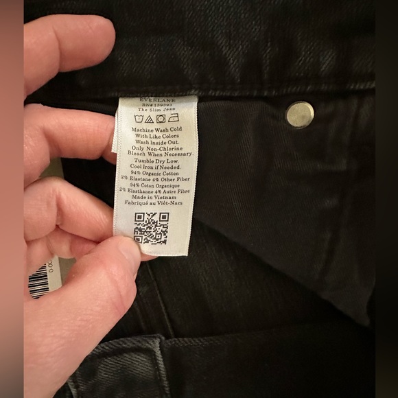 Everlane Men’s The Slim Jean Dark Grey Size 29x30 - Picture 8 of 12